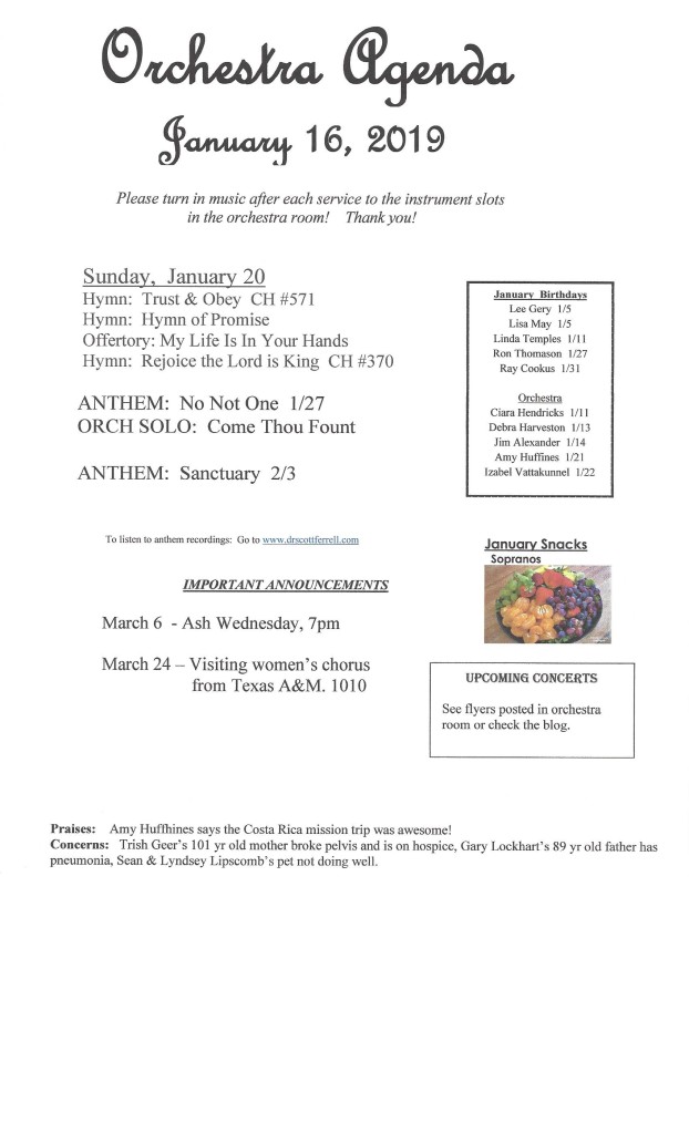 Orch Agenda 1-17-19