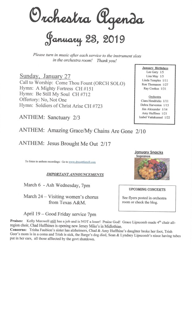 orch agenda 1-24-19